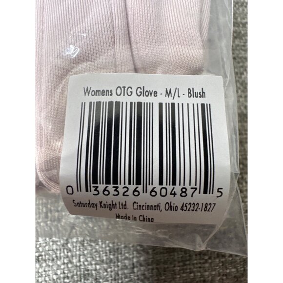 Womens OTG Gloves M/L Blush By Via SKL Style Touchscreen Compatible - Picture 5 of 7